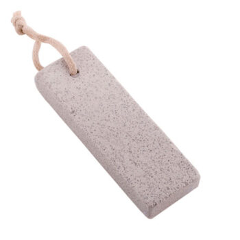 Carone - Sapone di Aleppo - PIETRA POMICE GRIGIA con cordino – lunghezza 15 cm
