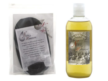 Carone - Noire di Hammam - KIT SHAMPOO-DOCCIA + GUANTO