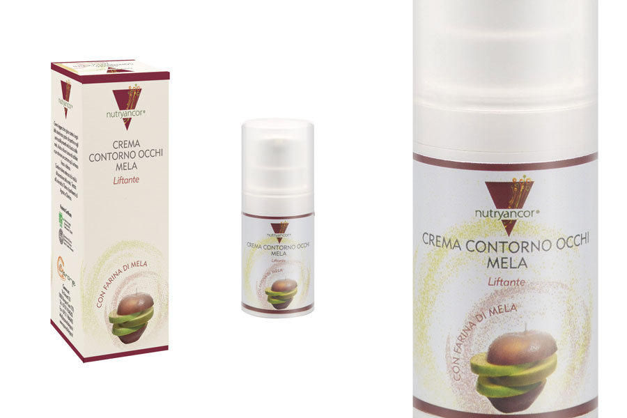 Contorno occhi MELA - 30 ml 0522 Nutryancor contorno occhi per listino grande Carone - Nutryancor - CREMA CONTORNO OCCHI Mela