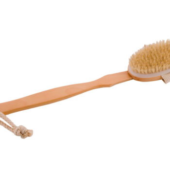 Carone - Sapone di Aleppo - SPAZZOLA DA BAGNO con manico estraibile