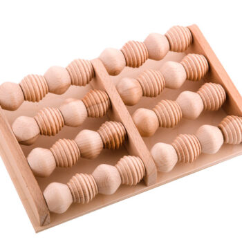 Carone - Sapone di Aleppo - PEDANA in legno grezzo 2 piedi