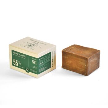 SAPONE DI ALEPPO olio d’oliva e olio di alloro 55% - 180 g