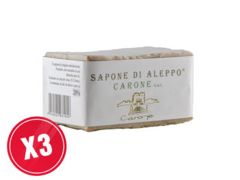 Carone - Sapone di Aleppo - Detergente Intimo multipack 3 pezzi