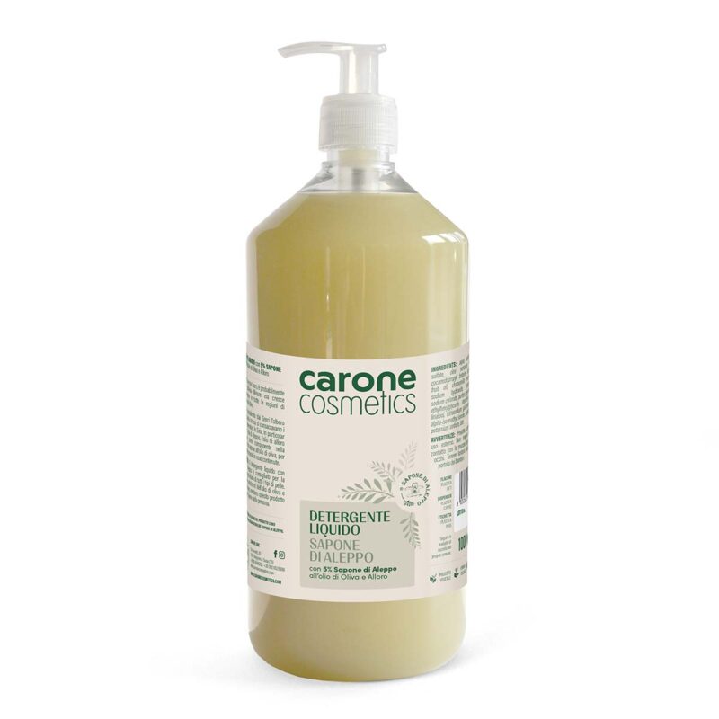 DETERGENTE liquido “SAPONE DI ALEPPO” - 500 e 1000 ml - immagine 3