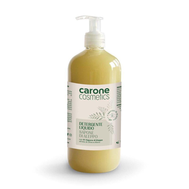 DETERGENTE liquido “SAPONE DI ALEPPO” - 500 e 1000 ml - immagine 2