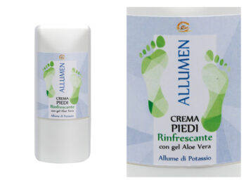 Carone - Allumen - Crema Piedi RINFRESCANTE con Gel di Aloe Vera