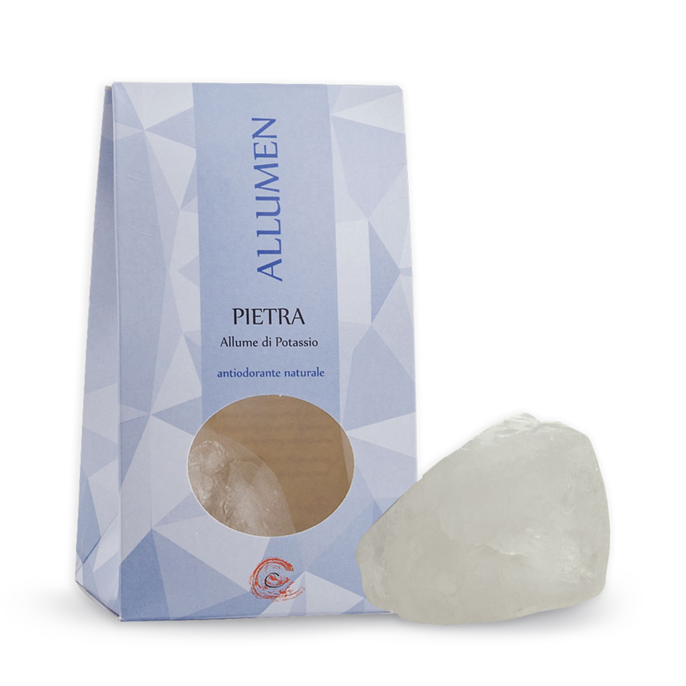 0065 ALLUME DI POTASSIO PIETRA GREZZA Carone Cosmetics • Sapone di Aleppo • Prodotti Cosmetici Naturali