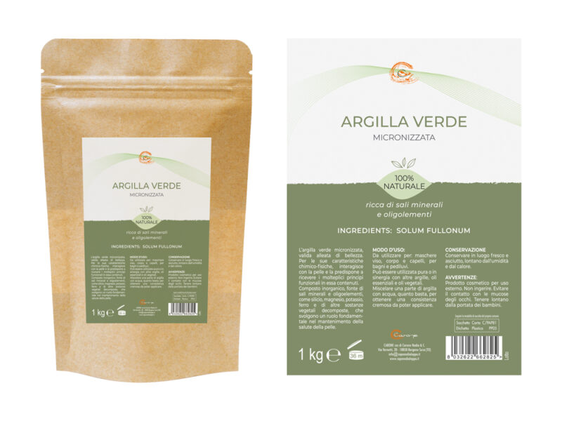 ARGILLA VERDE micronizzata – 1000 g