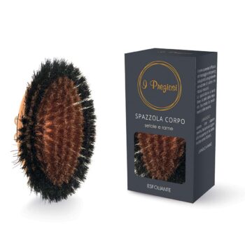 SPAZZOLA in RAME esfoliante corpo - I Preziosi
